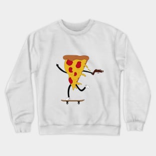 Pizza Skater Crewneck Sweatshirt